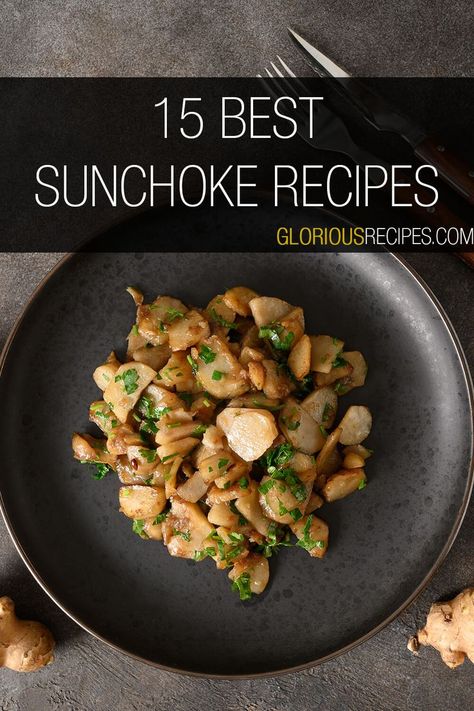 Sunchoke Recipes Creamy Soups, Quick Pasta Recipes, Country Recipes, Bite Size Appetizers, Artichoke Recipes, Root Vegetable, Delicious Vegetables, Cooking Inspiration, Veggie Sides