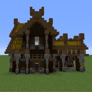 Viking Butcher - Blueprints for MineCraft Houses, Castles, Towers, and more | GrabCraft Butcher Shop Minecraft, Butcher House Minecraft, Minecraft Viking House Ideas, Minecraft Houses Viking, Minecraft Norse Houses, Viking Buildings Minecraft, Minecraft Butcher Shop, Minecraft Viking Village, Minecraft Viking Builds