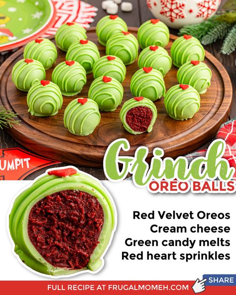 Frugal Mom Eh - Forget about the Grinch stealing... Grinch Spaghetti, Green Christmas Treats, Roast Beast Grinch Recipe, Grinch Themed Treats, Grinch Cake Pops, Grinch Pretzels, Grinch Treats, Grinch Food, Holidays Treats