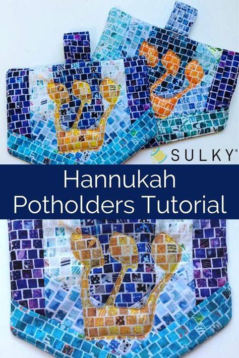 Hanukkah Sewing Projects, Origami Dreidel, Hanukkah Decorations Diy, Potholder Tutorial, Hannukah Crafts, Hanukkah Diy, Hannukah Gift, Teacher Job, Diy Hanukkah