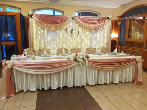 Quinceanera Mesa Principal, Sweet 16 Main Table Ideas, 15 Main Table Decor, Quince Head Table, Quinceañera Main Table, Court Table Quinceanera, Quince Table Decorations, 15 Decorations Ideas, Quince Main Table Ideas