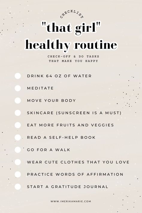 How To Create Your Dream Life, That Girl Habits, That Girl Routine, Summer Habits, 2023 Resolution, Creating Habits, Happy Drink, Girl Routine, Productive Habits