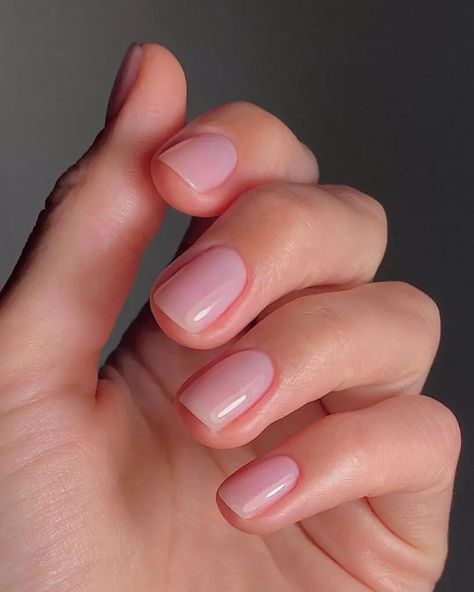 21 Stunning Clear Nail Designs You'll Love: See-Through Chic - 160grams Fibre Glass Nails, Nail Clear Design, Short Clear Nails With Design, Clear Pink Gel Nails, Cute Clear Nails, Transparent Nails Design, Clear Pink Nails, Pink Clear Nails, Modern Manicure