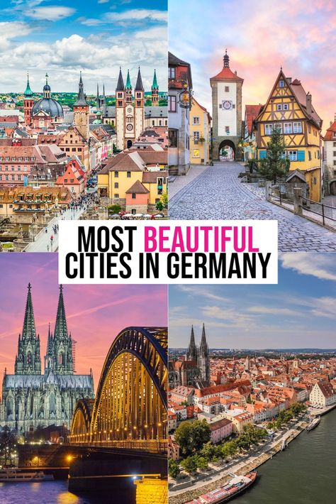 The Most Beautiful Cities In Germany To Visit! | Germany travel | Germany photography | Germany travel destinations | German cities beautiful | small towns in Germany | Germany Travel Destinations, Germany Trip, European River Cruises, Germany Travel Guide, Germany Photography, Europe Germany, Cities In Germany, Yoga Online, Visit Germany