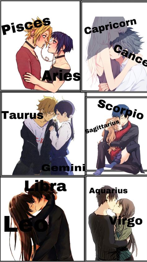 Zodiac Signs As Couples, Best Couple Zodiac Signs, Leo X Libra Ship Drawing, Zodiacs As Couples, Zodiac Couples, Zodiac Couples Art, Zodiac Signs Relationships Drawings, Zodiac Ships, Zodiac Couples Art Anime