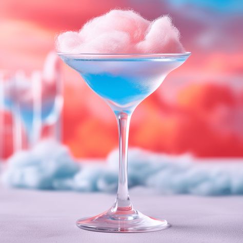 Ingredients: Ice:As needed · Monin Blue Cotton Candy Syrup:0.5 oz · Vanilla Vodka:1.5 oz · Fresh Lemon Juice:0.25 oz · White Cranberry Juice:2 oz Cotton Candy Martini, Candy Syrup, Cotton Candy Cocktail, Cranberry Mimosa, Cranberry Punch, Yummy Cocktails, White Cranberry Juice, Martinis Drinks, Blue Cotton Candy