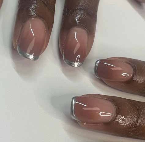 Acrylic Nails Nude, Head Wrap Styles, Nails Ideas, Nude Nails, Manicure And Pedicure, Simple Nails, Short Nails, Natural Nails, Makeup Nails