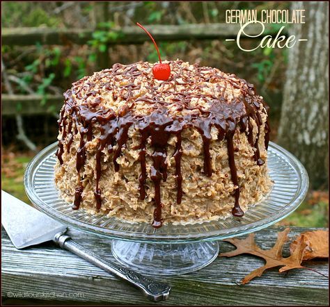 ~ German Chocolate Cake ~ Kicked Up from a Mix with Homemade Frosting! Homemade German Chocolate Cake, Chocolate Cake Mix Recipes, German Chocolate Cake Recipe, Pecan Frosting, Recipes Using Cake Mix, German Chocolate Cake Mix, Coconut Pecan Frosting, Cake Frosting Recipe, Homemade Frosting