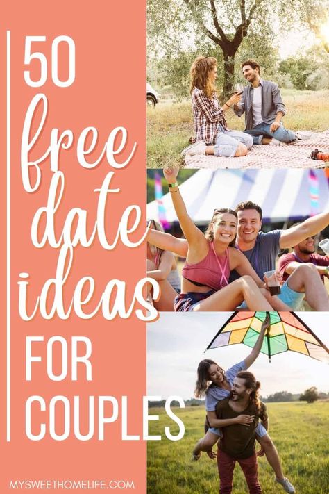 50 free date Ideas - These free date ideas are perfect for married couples who know that love, not money, makes the world go around!. These free dates include fun free date ideas, romantic free date ideas, cute free date ideas and free date ideas for indoors and outdoors. Perfect for your next date night. Free Indoor Date Ideas, Going Out Date Night Ideas, Free Date Night Ideas, Free Dates, Indoor Date Ideas, Date Ideas Romantic, Outdoor Dates, Free Date Ideas, Date Ideas For Couples