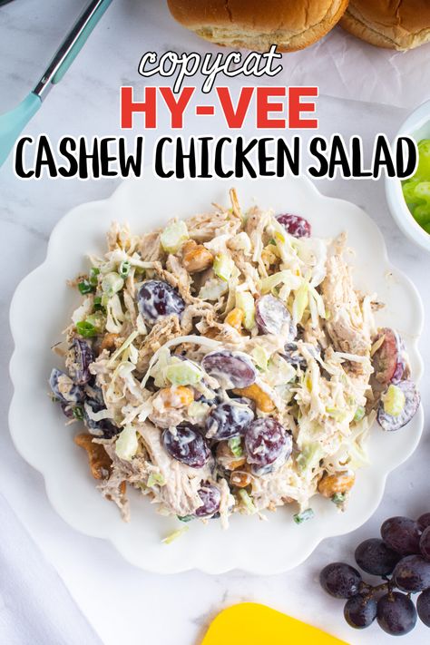 Cashew Chicken Salad, Cashew Salad, Chicken Cashew, Chicken Salad Ingredients, Campbell Soup Company, Savory Salads, Cashew Chicken, Quick Weeknight Dinners, Lunch Recipes Healthy