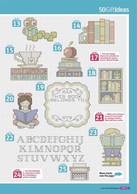 Book Cross Stitch Pattern Free, Cross Stitch Books, Cross Stitch Bookmarks, Mini Cross Stitch, Diy Cross Stitch, Crochet Cross, Cross Stitch Samplers, Cross Stitch Patterns Free, Free Cross Stitch