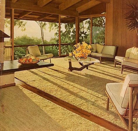 Retro Style Living Room, Mid Century Modern Living Room Decor, Retro House, Modern Industrial Decor, Aesthetic Places, Retro Interior Design, 70s Home, 70s Home Decor, Mid Century Living