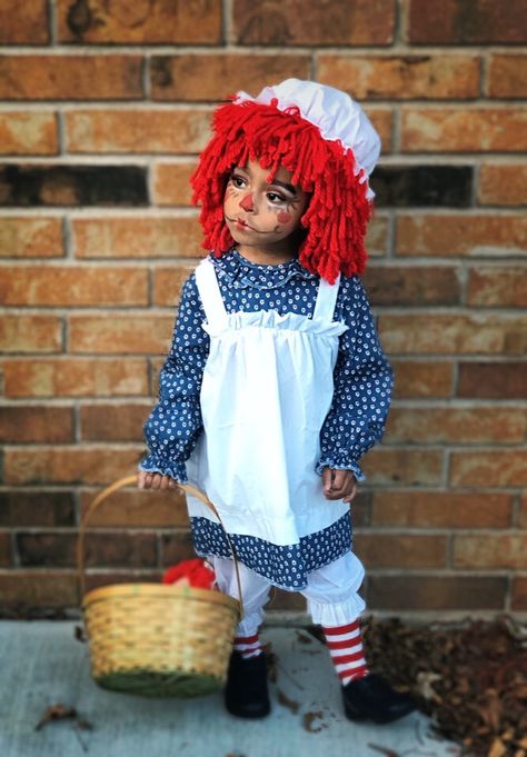 Raggedy Ann Makeup, Raggedy Ann Costume, Raggedy Anne, Raggedy Ann And Andy, Raggedy Ann, Harajuku, Holidays, Halloween, Makeup