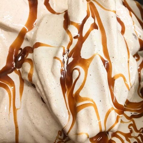 Salted Caramel Ice Cream Aesthetic, Salted Caramel Ice Cream, Magically Delicious, Cream Aesthetic, Food Cravings, Salted Caramel, Coffee Beans, Swirl, Caramel