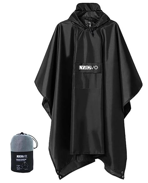 #rainponcho #raincoat #raingear #hiking #camping #outdoors #waterproof #windproof #dry Poncho Men, Poncho Raincoat, Rains Long Jacket, Womens Outdoor Clothing, Poncho Jacket, Rain Suit, Waterproof Zipper, Raincoat Jacket, Rain Poncho