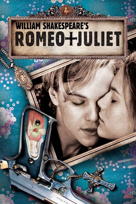 Romeo y Julieta de William Shakespeare. Baz Luhrmann 1996 Romeo Juliet 1996, Juliet 1996, Romeo And Juliet, Movie Poster, Film