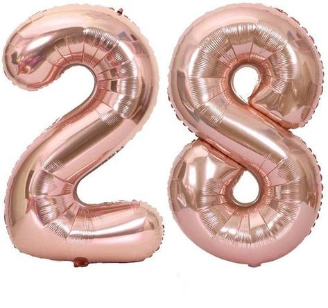 28th Birthday Girl Decoration Happy 28 Birthday 28 Birthday Decoration Rose Gold 28 Number Balloon Birthday Balloon Happy 28 Birthday Girl🎈2 & 8 Number Balloon (30")- Ships Flat- Fill with Helium to float OR use a Balloon Pump to fill with air- Self-sealing valve after inflationFor Best Result - Inflate on the same day of your eventShipping:Dispatched from Canada, by Canada PostEstimated Delivery Time Standards:✓ 3-7 business days to CANADA✓ 4-10 business days to USThe default shipping has 28 Birthday Decorations, 23rd Birthday Decorations, Rose Gold Decorations, Prom Balloons, Rose Gold Number Balloons, Number Balloons Birthday, 83rd Birthday, Birthday Rose Gold, Champagne Balloons