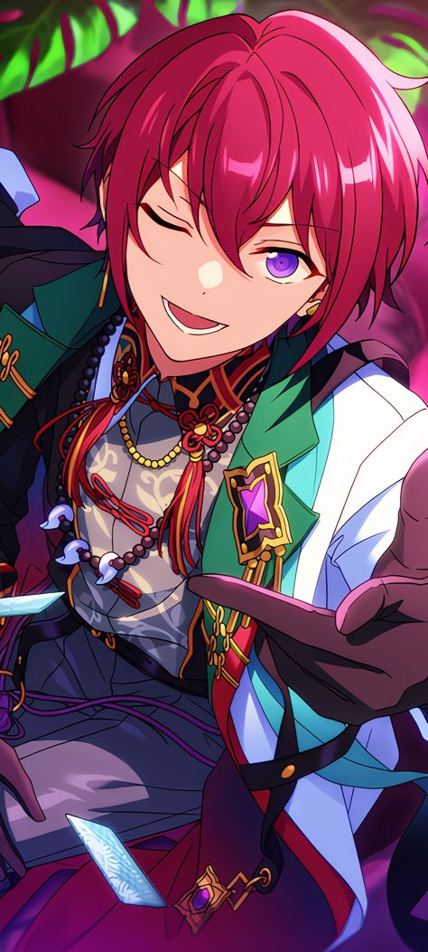 Tsukasa Suou, Face Reveal, Star Wallpaper, Ensemble Stars, Music Star, Anime Boy, Stars, Anime