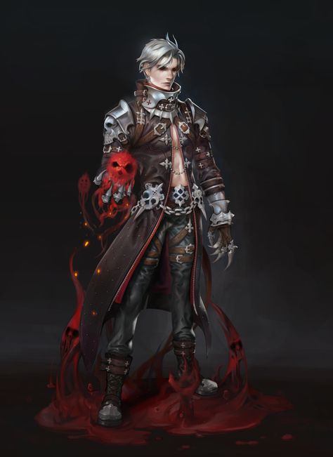 ArtStation - blood mage, bae yamile Dragon Age Blood Mage, Mage Aesthetic, Dark Character, Blood Mage, Blood Hunter, Anime Male, Hot Abs, Vampire Art, Dnd Art