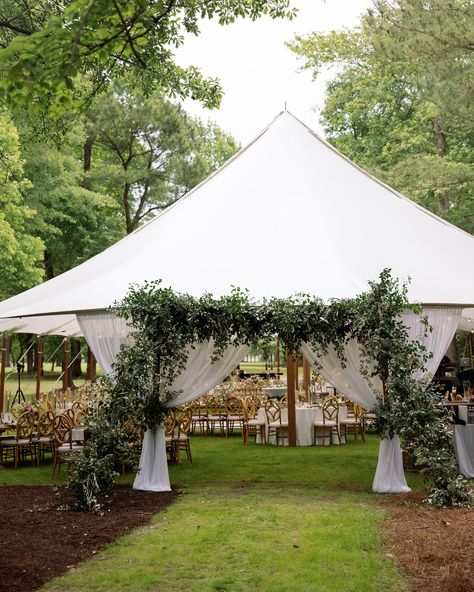 Stunning details from a beautiful day in April captured flawlessly by @michellelyerly 🌸 Planning & Design @knottooshabbyevents Photography @michellelyerly Video @willfryarweddings Florals @designsbydillonnc Catering @spoonfedkitchen Rentals + Tent @partysuppliersandrentals Specialty Rentals @dpetc @marthamydearrentals @greatdaysoiree Lighting + Draping @dpetc Bar @misterbartenderpc Linens @bbjlatavola Wedding Tent With Drapes, Wedding Tent, Wedding Board, A Beautiful Day, Wisteria, Beautiful Day, The Good Place, Tent, Floral Design