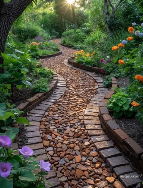 Garden Yard Ideas, Garden Oasis, Garden Path, Morning Friends, Backyard Garden Design, Garden Pathway, Garden Structures, Garden Cottage, Patio Area