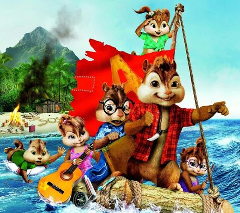 Alvin and the chipmunks Alvin And The Chipmunks Chipwrecked, Alvin And Chipmunks Movie, Chipmunks Movie, The Smurfs 2, Mike Mitchell, The Chipettes, Jesse Mccartney, Hd Wallpapers For Pc, Land Animals