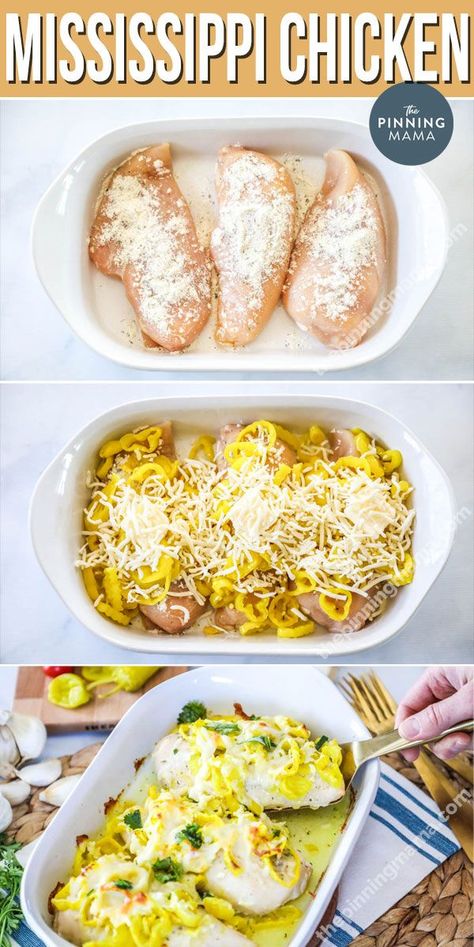 Low Carb Quick Dinner, Mississippi Chicken, Easy Delicious Dinners, Low Carb Diets, Healthy Dinner Recipes Chicken, Low Carb Chicken, Low Carb Dinner, Idee Pasto Sano, Dinner Idea