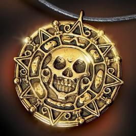 Elizabeth Swann Pirate, Pirate Medallion, Pirates Of The Caribbean Skull, Pirates Of The Caribbean Pendant, Pirate Boats, Elizabeth Swann, Pirate Tattoo, Aztec Gold, Pirate Adventure