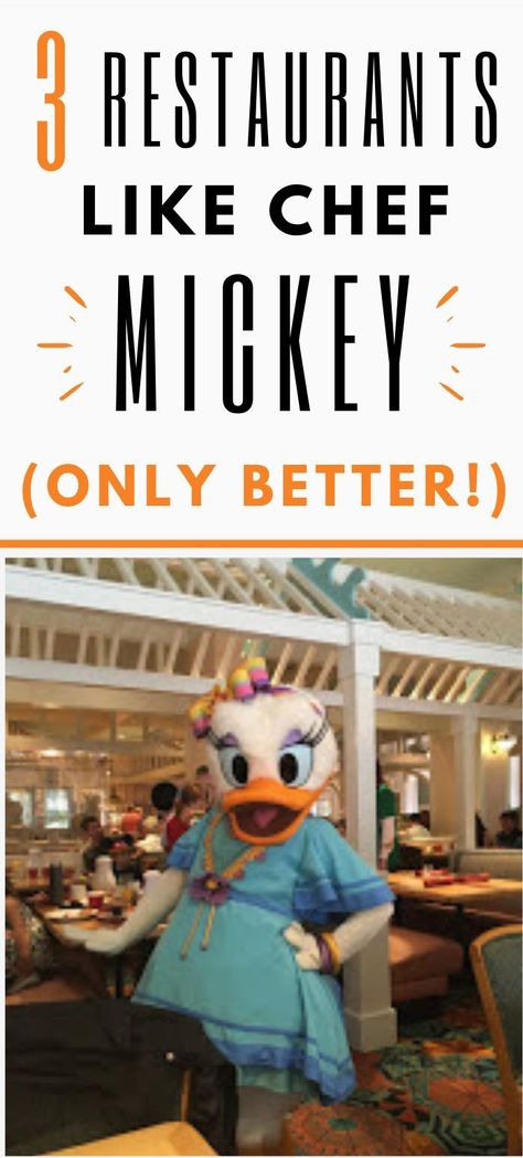 Want to meet Mickey Mouse and the gang, but don't want the noise and chaotic crowds are Chef Mickey? Here are 5 other restaurants where you can meet Mickey and/or his friends. Cape May Cafe Disney Breakfast, Chef Mickeys Disney World, Disney Character Breakfast, Cafe Breakfast, Chef Mickey, Disney World Secrets, Dining Plan, Polynesian Resort, Character Dining