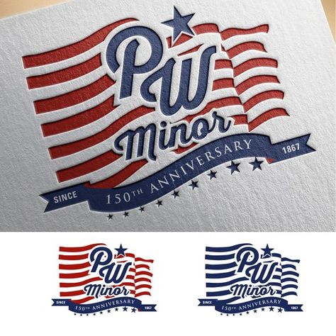 P.W. Minor - How many chances do you get to design a 150th anniversary logo? We are an American shoe manufacturer. Our primary product are orthopedic shoes for men & women but we also make boots... Anniversary Logo, Famous Logos, Orthopedic Shoes, Fashion Logo, Cleveland Cavaliers Logo, Modern Logo, Emblem Logo, Shoes For Men, Graphic Design Illustration