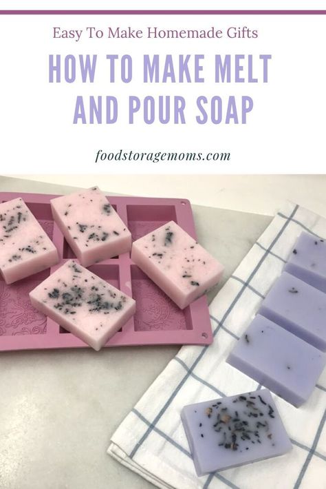 Melt And Pour Soap Ideas, Natural Soaps Recipes, Easy Soap Recipes, Diy Gifts To Make, Gift Bags Diy, Soap Base, Color Melting, Homemade Soap Recipes, Beauty Crafts