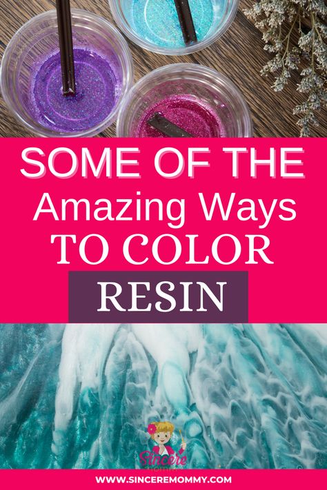 Resin Sculpture Diy Tutorials, How To Color Resin With Acrylic Paint, Coloring Resin With Acrylic Paint, Resin Craft Supplies, Adding Color To Epoxy Resin, Poured Resin Art, Pictures In Epoxy Resin, How To Color Epoxy Resin, Adding Color To Resin