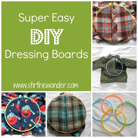 actually doable, and definitely needed here! is it just my kids who don't mind if mommy does it for them, forever??? - Tips for Teaching Kids to Get Dressed Diy Dressing, Practical Life Activities, Self Help Skills, Montessori Diy, Diy Montessori, Montessori Practical Life, Activities Of Daily Living, Preschool Fine Motor, Montessori Ideas