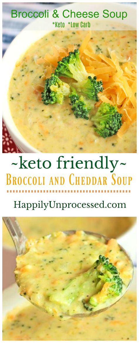 Broccoli & Cheddar Cheese Soup (Keto Friendly) Broccoli Cheddar Cheese Soup, Soup Keto, Cheddar Cheese Soup, Diner Recept, Low Carb Diets, Keto Soup, Low Carb Soup, Broccoli Cheddar Soup, Cheddar Soup