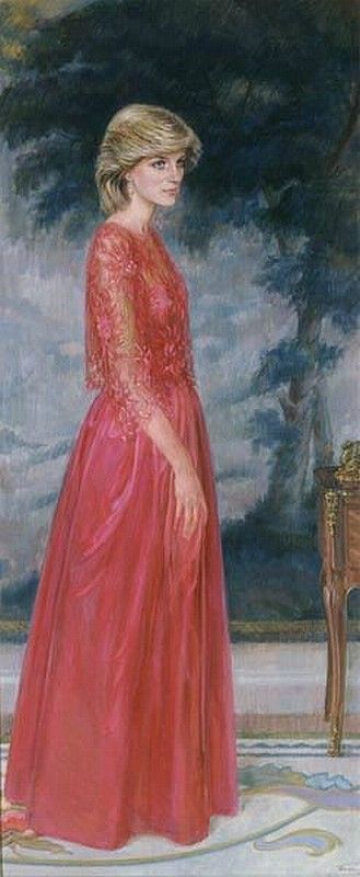 June Mendoza, AO, OBE, RP, ROI, HonSWA (b.1945) — HRH Diana Princess of Wales  (329x800) Diana Makeup, Prințesa Diana, Putri Diana, Modern Royalty, Royal Family Portrait, Royal Portraits, Princess Diana Family, Princes Diana, Charles And Diana