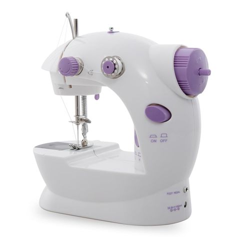 PRICES MAY VARY. material : ABS .The hand-held mini sewing machine has special cuffs designed for sewing small things.such as child pants, baby apparel, shopping bags, curtains, apron, purse, dolls, quilt, DIY clothes etc.Sewing machine 【Size】This portable sewing machine is lightweight, Features space saving. The handheld sewing machine also supports the battery supply for outdoor using.Two power modes: 4 AA batteries(not included)/external power supply. 【Double speed】Low speed / high speed. You Small Sewing Machine, Small Sewing, Amazon Art, Sewing Stores, Diy Clothes, Sewing Machine, Machine Embroidery, Led Lights, Sewing Crafts