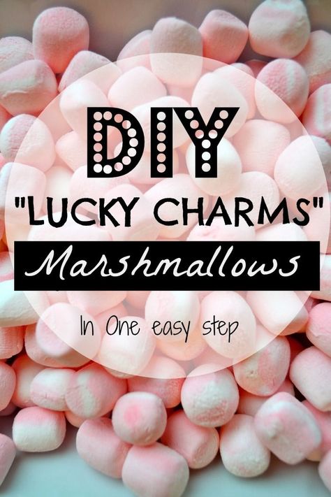 Homemade Lucky Charms, Lucky Charms Marshmallow Recipe, Diy Mini Marshmallows, Homemade Mini Marshmallows, Diy Dehydrated Marshmallows, Crunchy Marshmallows, Dehydrate Marshmallows, Diy Marshmallows, Dehydrated Marshmallows