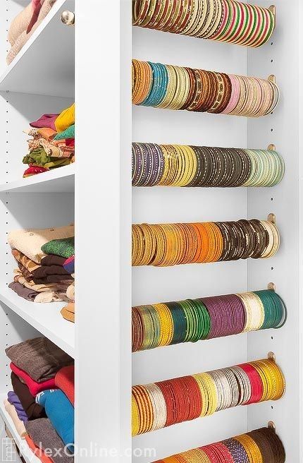 Bangles Cupboard Design, Bangles Organizer In Wardrobe, Bangle Organizer Ideas In Wardrobe, Bangles Organization, Bangle Stand In Wardrobe, Bangle Storage Ideas, Bangles Storage Ideas In Wardrobe, Bangle Organizer Ideas, Saree Organization In Closet