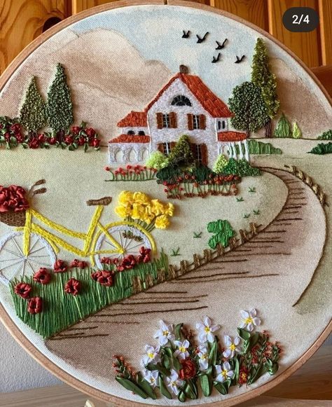 Thread Weaving, Sulaman Pita, Embroider Ideas, Embroidery Hoop Art Diy, Embroidery Hoop Crafts, Simple Hand Embroidery Patterns, Embroidery Hoop Wall Art, Embroidery Wall Art, Hand Embroidery Patterns Flowers