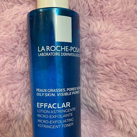 La Roche-Posay EFFACLAR ASTRINGENT TONER Toner For Oily Skin, Oily Skin Toner, La Roche Posay Effaclar, Uneven Skin Texture, Astringent, Tighten Pores, Skin Toner, Enlarged Pores, Roche Posay