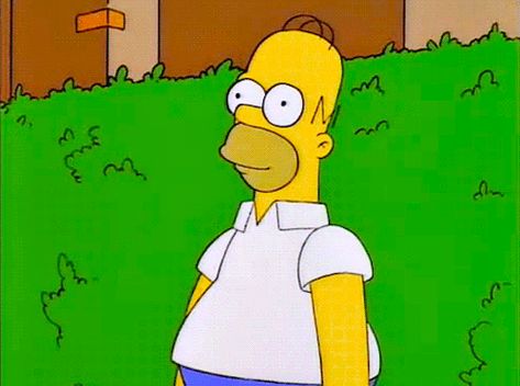 homer simpson animated gif Homer Bush, Simpsons Meme, Matt Groening, The Simpson, Socially Awkward, Homer Simpson, Netflix And Chill, One Shot, The Simpsons