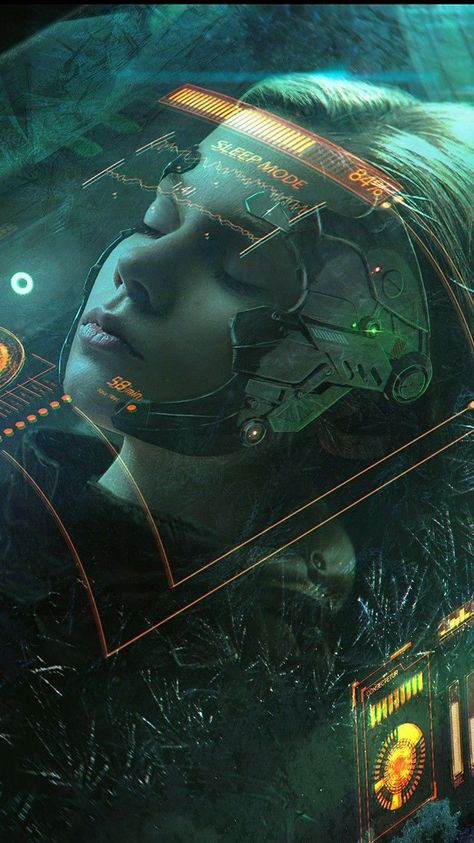 Sci Fi Aesthetic, Art Cyberpunk, Scifi Art, Futuristic Aesthetic, The Emoji, Incredible Art, Cyberpunk Girl, Arte Robot, Cyberpunk Aesthetic