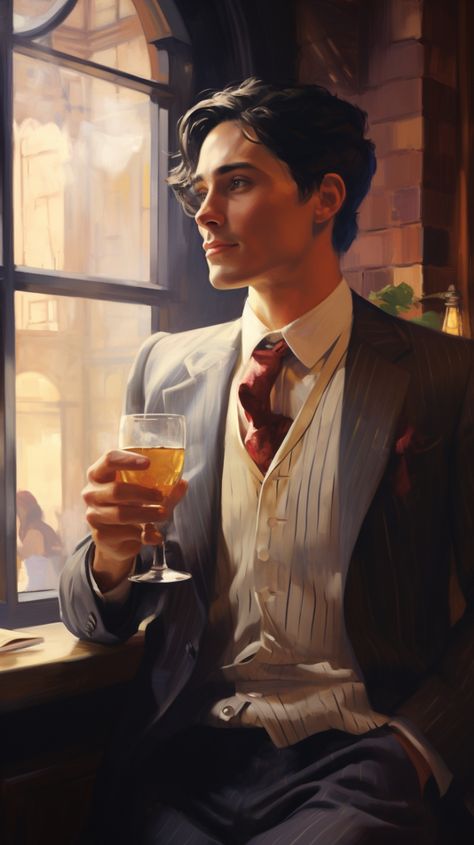 England Handsome Young Man Drinking #England #handsome #man #guy #avatar #wallpaper Avatar Wallpaper, Divine Rivals, Man Drinking, English Men, True Gentleman, Dapper Gentleman, Italian Men, World Of Fantasy, Art Drawings Sketches Creative