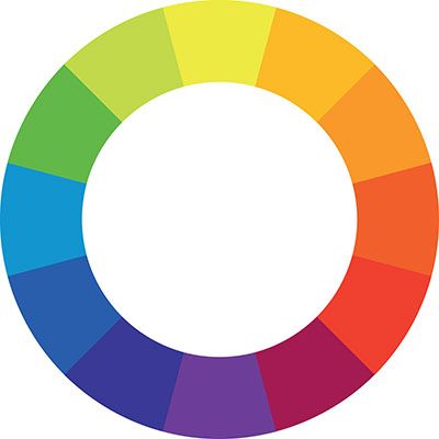 The colors on the color wheel that are close together are in harmony; they fit well together. Color Colour Wheel Aesthetic, Wheel Of Color, Colour Circle, Color Wheel Design, Balaeniceps Rex, Drawings To Trace, Color Wheel Art, Coloring For Adults, Hobbies For Adults