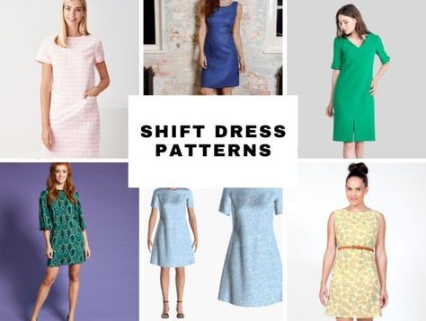 20+ Shift dress patterns Free Shift Dress Patterns For Women, Simple Shift Dress Pattern, Shift Dress Patterns, Shift Dress Pattern Free, Dress Patterns For Women, Plus Size Shift Dress, 60s Shift Dress, Vintage Shift Dress, Chiffon Shift Dress