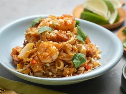 The Best Shrimp Pad Thai Recipe | Food Network Kitchen | Food Network Shrimp Pad Thai, Shrimp And Eggs, Vegan Pad Thai, Pad Thai Recipe, Thai Recipe, Stir Fry Dishes, Recipe Steps, Noodle Dishes, Quick Cooking