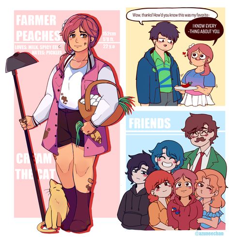 Farmer Oc, Star Valley, Stardew Valley Fanart, Stardew Valley, All Anime, Tumblr Funny, Be Yourself, Animal Crossing, Farmer