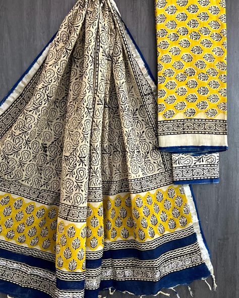 Premium Full Linen Cotton Suit With Linen Dupatta Bagru Hand Block Printed. Made up of Natural dyes. Details: 2.5meter top./linen cotton 2.5meter bottom./cotton 2.5meter dupatta./linen cotton #linensuitset #bagrusuits #pfbagru #handblocksuit #blockprintedtextiles Linen Dupatta, Block Printed Textiles, Linen Suit, Natural Dyes, Block Print, Dye, Quick Saves