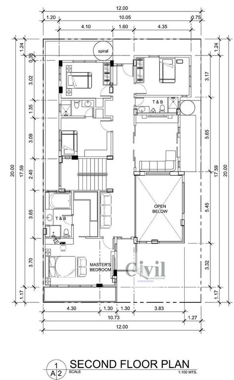 House Plans (20x20)M With 7 Bedrooms - Engineering Discoveries Bedroom Villa Design, 7 Bedroom House Plans, 7 Bedroom House, Luxury Villa Design, Modern Villa Design, Maids Room, Building Plans House, Plans House, Kerala House Design