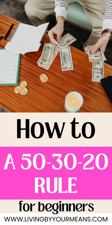 How To Use The 50/30/20 Budget Rule How To Budget Your Money For Beginners, Budgeting Finances 50/30/20, How To Budget For Beginners Biweekly, How To Budget, Easy Budgeting For Beginners, How To Budget For Beginners, Budgeting Finances For Beginners, Budget Rule, Budget Finances